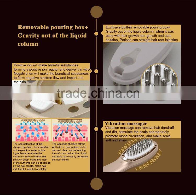 Wholesale Italian hair care products stainless steel hair comb