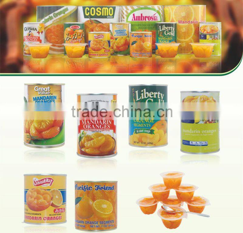 425g mandarin orange segments in light syrup