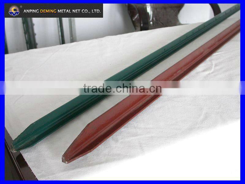 Factory and Expoter Y Fence Post , galvanized Y post , black bitment painted Y post galvanized Y