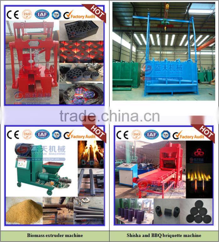 Compact and durable coal powder charcoal briquette ball press machine