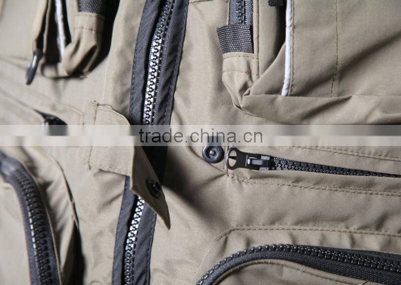 2016 Latest design workable price men's outdoor quick dry fishing vest