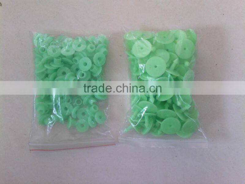 green pig ear tag PE 30*30 mm visual ear tag
