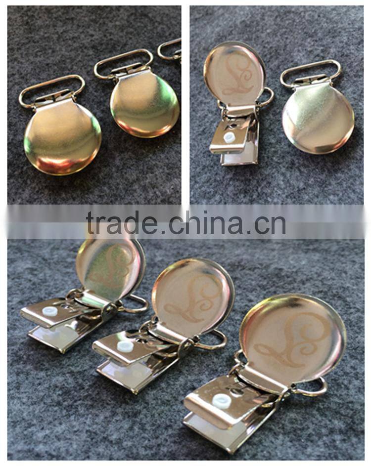 Factory Supplier OEM Metal Garment Suspender Clips Wholesale