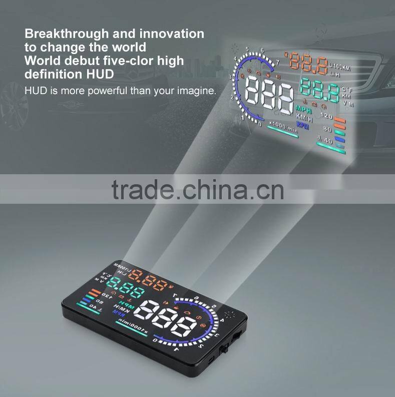 A8 vehicle-mounted hud 5.5 inch hud projector head up display