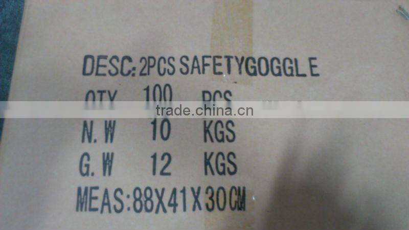 2pcs safety goggle and filter mask set