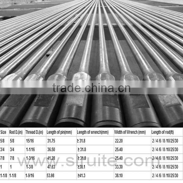 API 11B polish sucker rod stainless steel rods