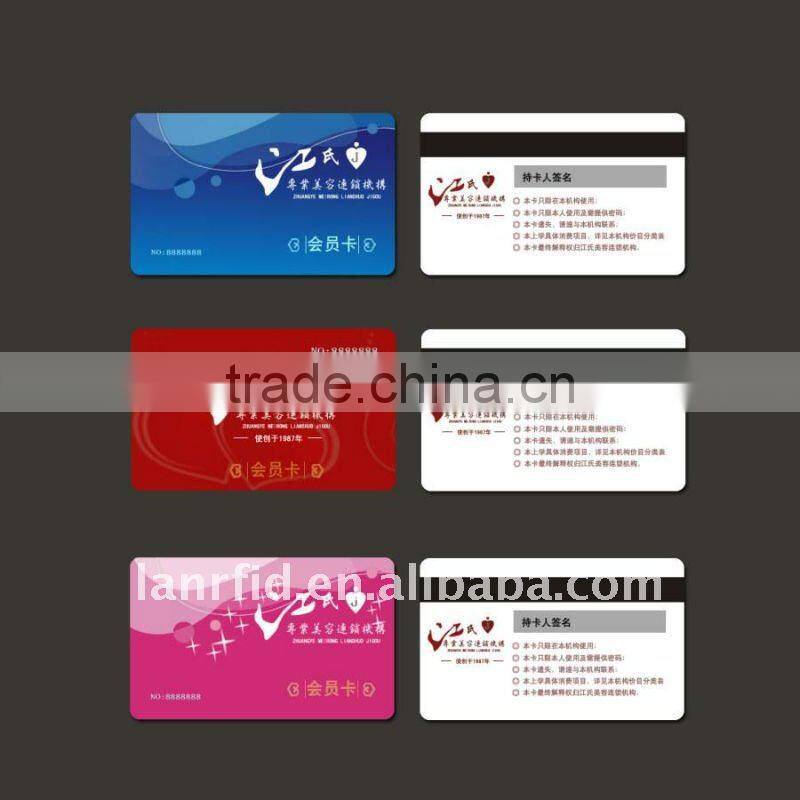 plastic products magnetic stripe eco-friendly card