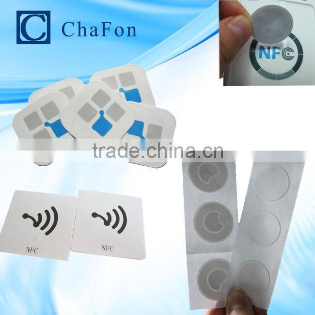 printable nfc tag with Ntag203 Ntag213 Ntag215 chip optional,provide customization