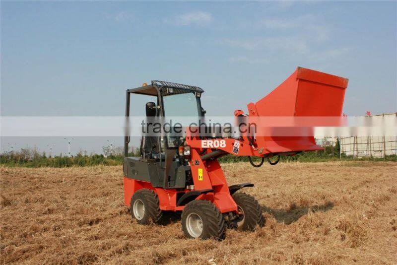 EVERUN Farm Tractor/ ER08 Loader /Mini Wheel Loader--CE Hoflader for Sale