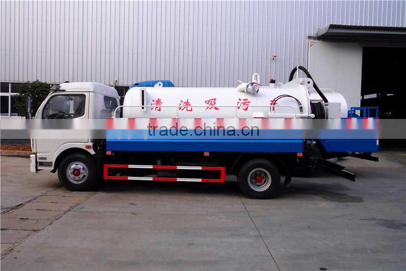 Good quality 5cbm 4X2 sewage vacuum sewer cleaning truck