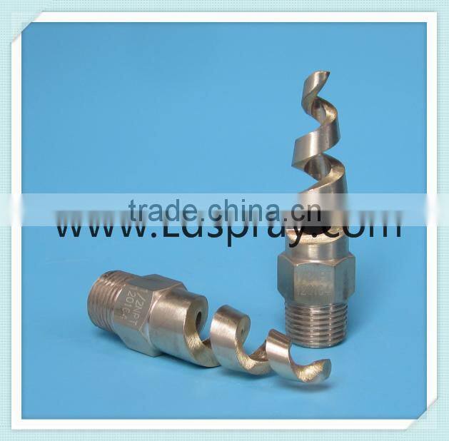Brass spjt spiral spray water cooling sulfur removal nozzle