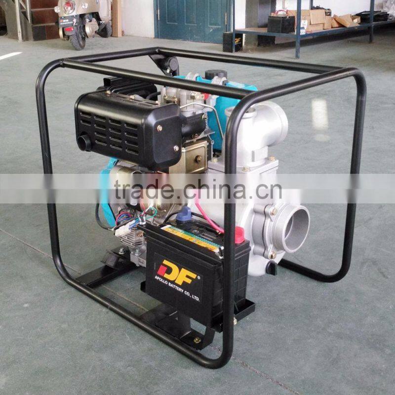 manufacturer 4inch diesel engine driven water pump for irrigation