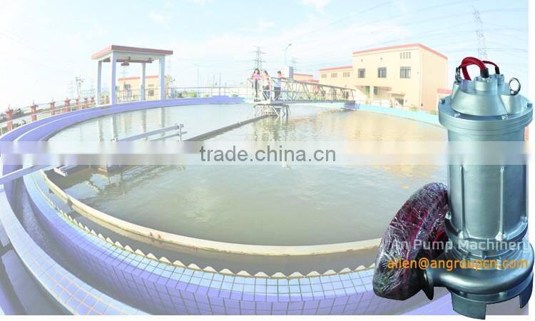 Vertical Waste Water Acier Inoxydable Pompe Submersible 380V