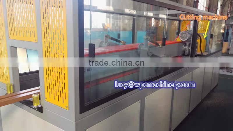 Wood Plastic WPC Outdoor Fence Panels Composite Machine wpc profile machinery