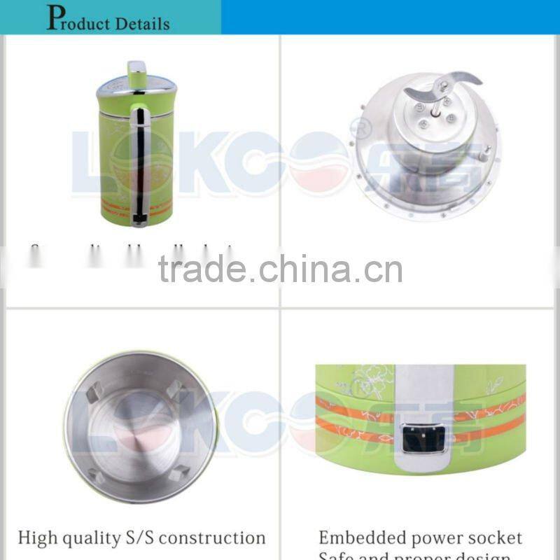 2012 HOT Multi-functional Stainless Steel Food Processor/Soya Milk Maker/Blender