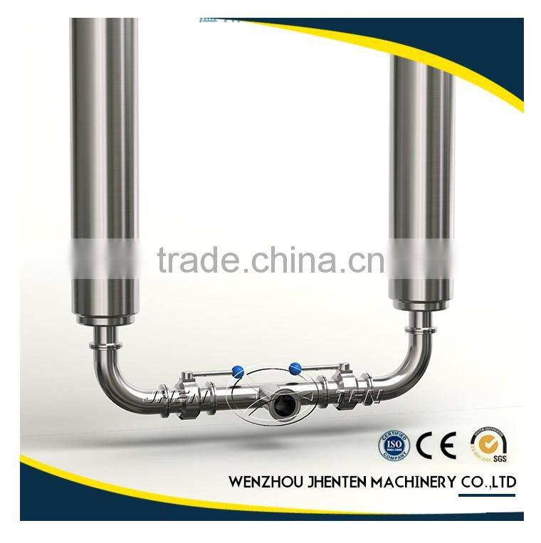 Low factory price electrical polish ss316 double tube filter