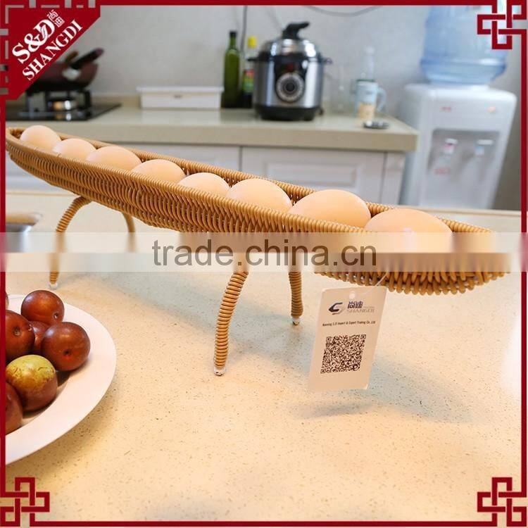 S&D plastic kitchen storage rack egg storage baskets