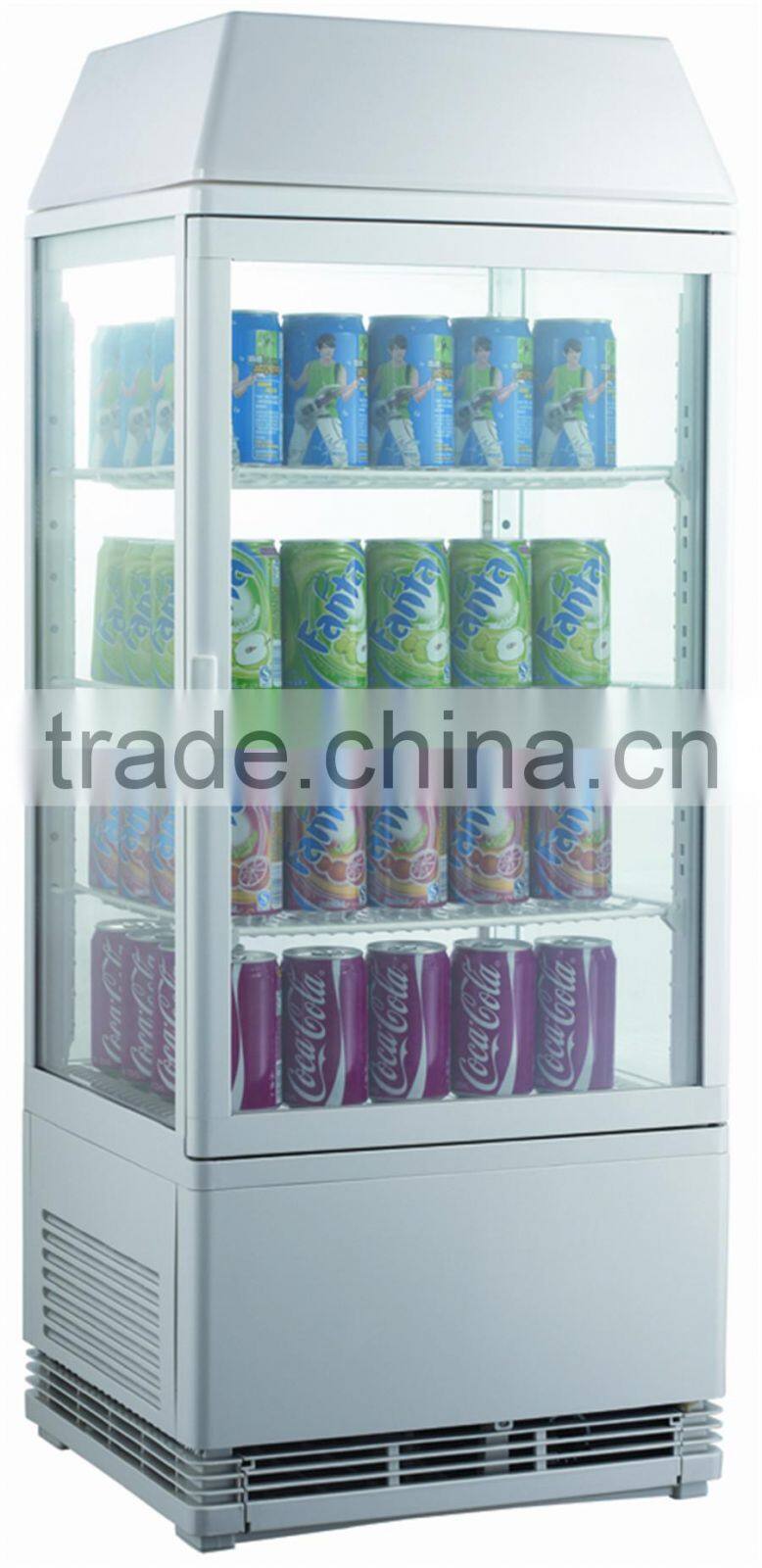 Glass Display Refrigerator for Displaying Drink GRT-RT68L-2