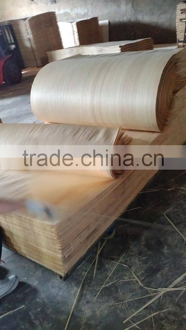 linyi factory 0.3mm Grade a b c white recon veneer for india furniture