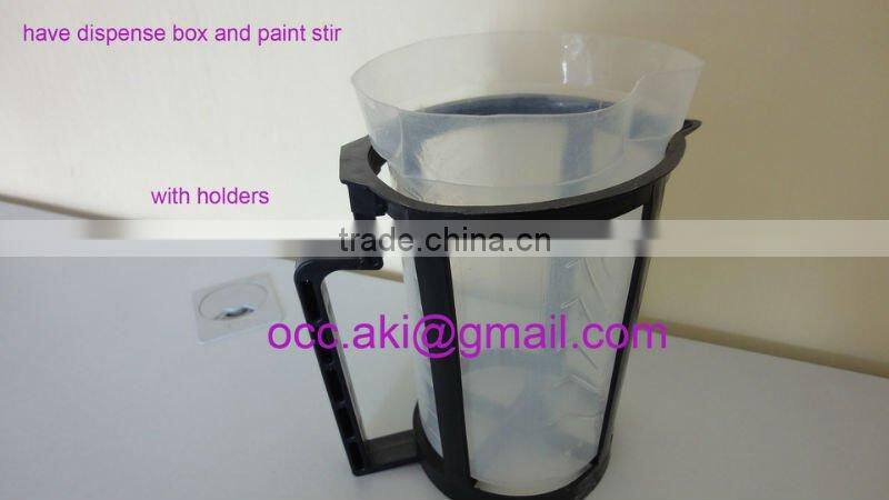 PE Paint Mixing Cup (Flexible and Rigid type) with holder