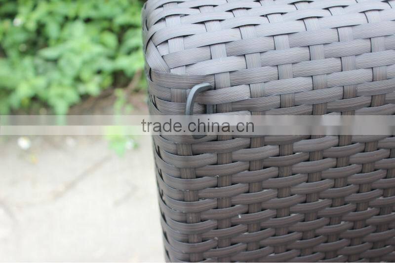 F- CF1026 classic rattan lounge table and chair knited by hand