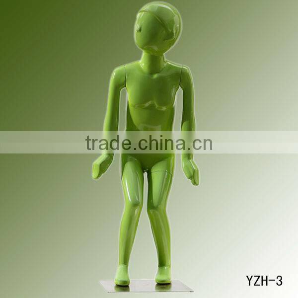 2016 new design fashion cute full body kids mannequin for window display