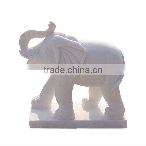 Tall Elephant Animal Stone Statue