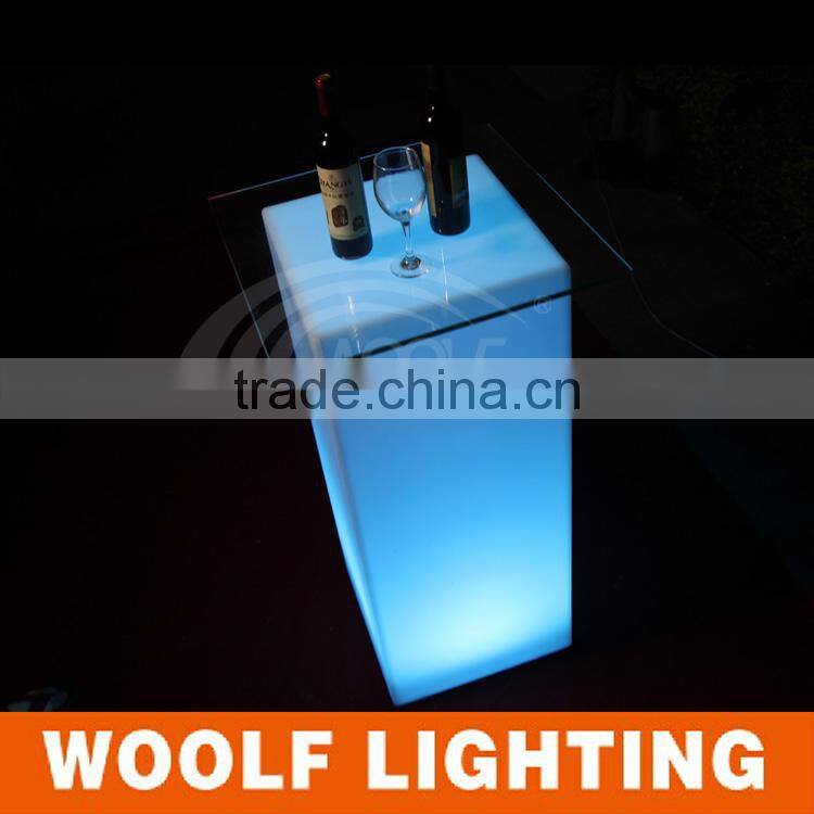 Smash Hit Waterproof Color Changing Bar Used LED Cube Cocktail Table LED Table