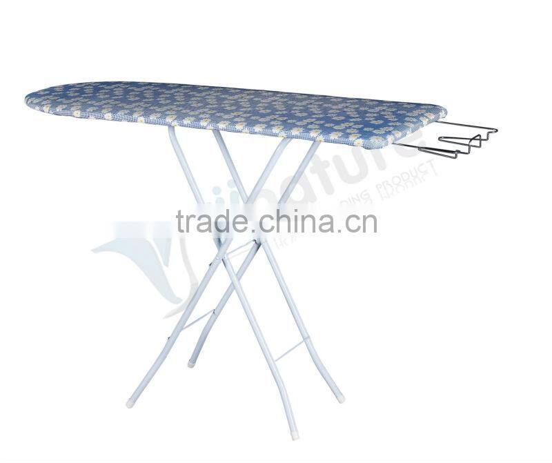 wooden ironing board iron table