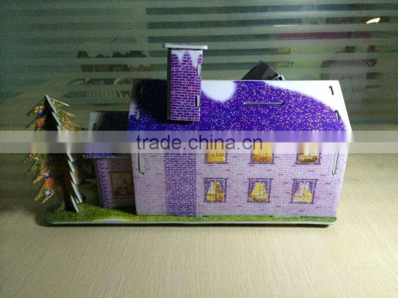Custom Branded DIY 3D puzzle with lovely building design