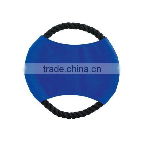 Durable cotton dog frisbee training outdoor pet toy