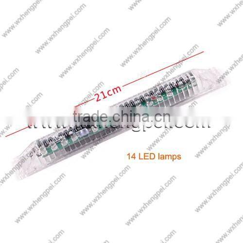 Solar energy warning light