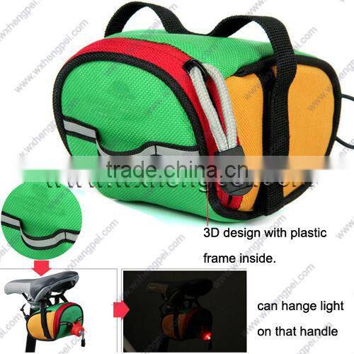 colorful bicycle bag/ bicycle tool rear bag