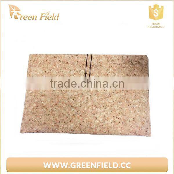 waterproof custom printed neoprene top grade cork fabric laptop bag