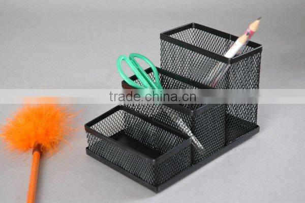 3 Drawers Metal Mesh Desk Organizer