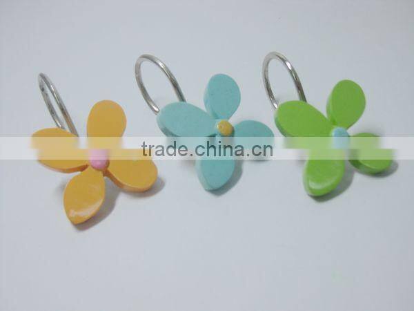 EH003 decorative picture hanging wall hooks with flowers