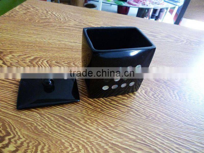 EAC0004 Fashion polyresin mason jars with seashell