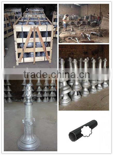 square post street decorative cast aluminum base