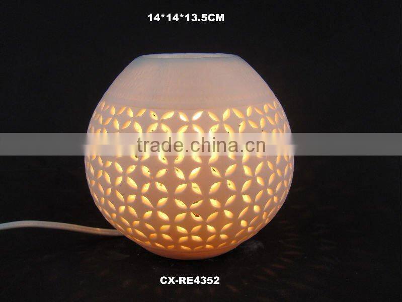 Ceramic oil burner-Constant Temperature Electric Ceramic Wax Warmer for Soy Wax