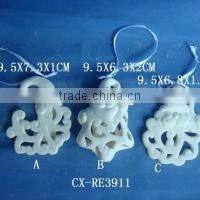 porcelain ashtray Various Shapes Personalized Christmas Ornaments For Tree Hanging