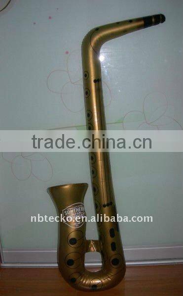 Advertising inflatable saxophone shape balloon toy