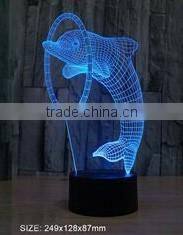 USB cable 3D desktop light dog shape optical illusion kids night light