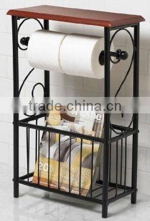 RH-4625 New MDF top Gramercy Scroll Design Bathroom Metal Table