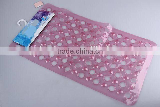 PVC anti slip bath mat with large circular holes/bathroom mat