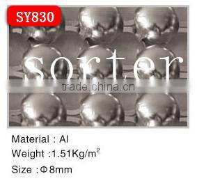 Metallic screen fabric