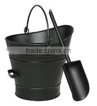 Metal Coal Bucket with Shovel
