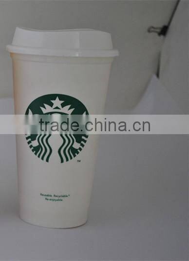 reusable customized plastic travel coffee cup