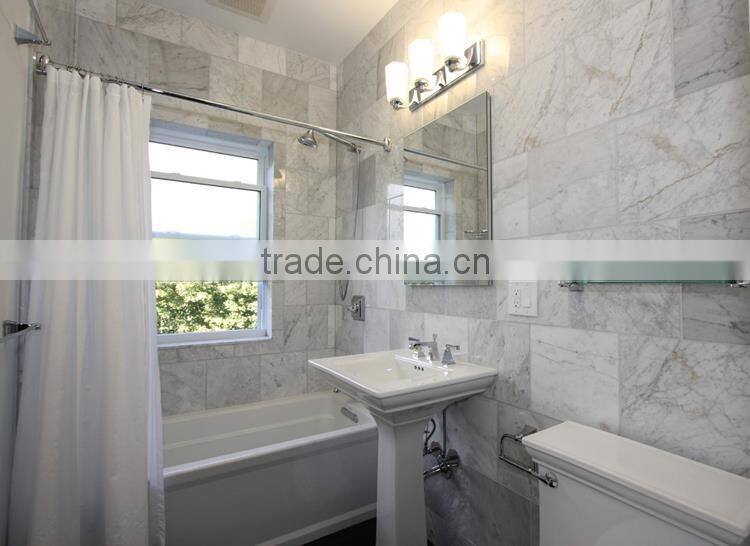 Affordable house decorative natural stone white marble tile with great price