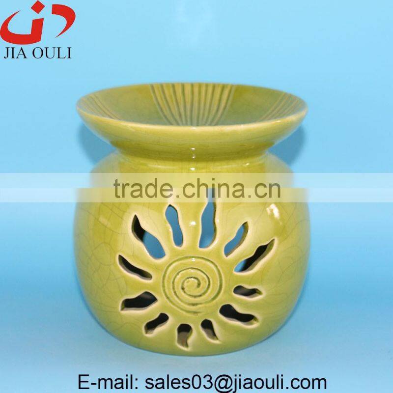 wholesale modern family life fragrance ceramic oil warmers, bulk oil lamps