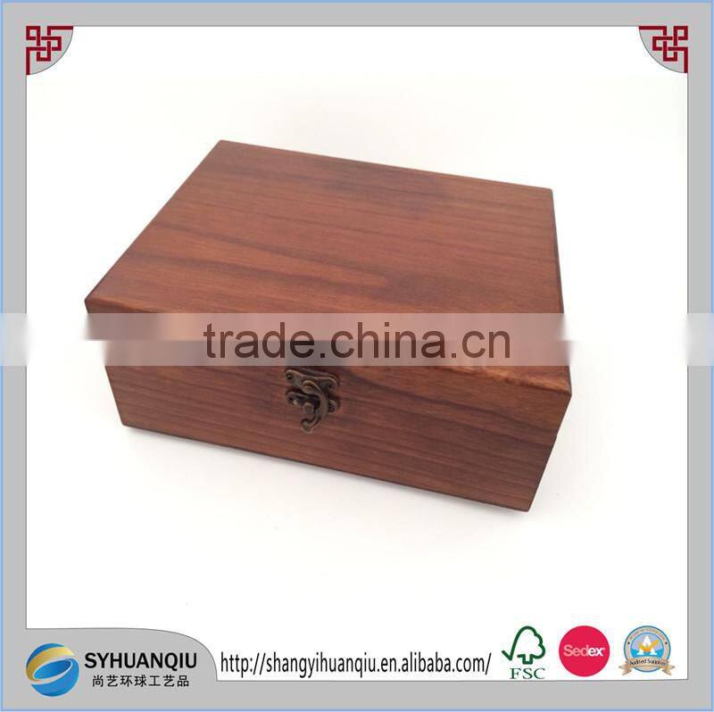 rose wood and painted wooden cigar humidor box for sale